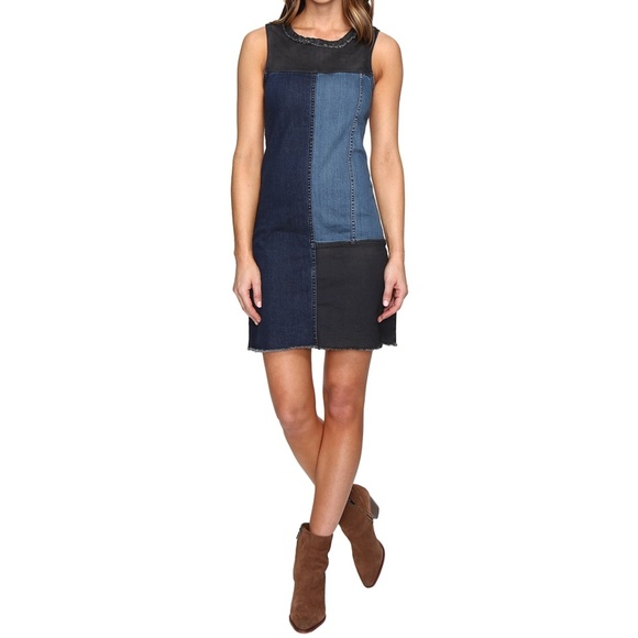 denim color dress